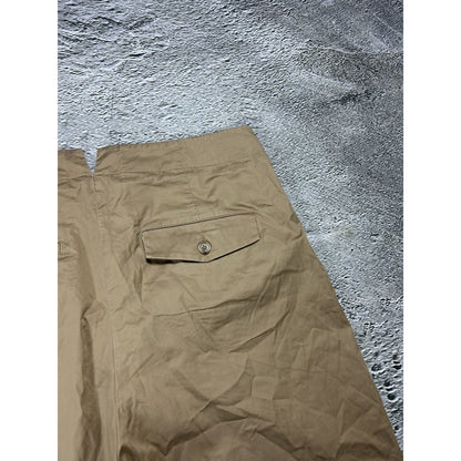 Arket cotton wide leg trousers baggy brown