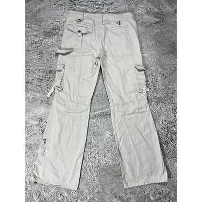 Saix vintage cargo pants beige military flared