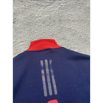 Adidas Great Britain zip sweatshirt navy track jacket