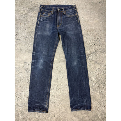 Evisu jeans daicock big logo vintage pink washed