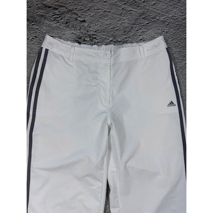 Adidas White vintage track pants baggy tiro clima365