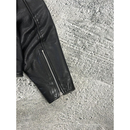 BMW leather Jacket vintage black racing highway Hillbilly
