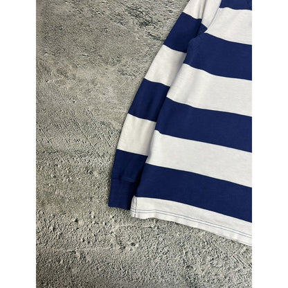 Chief Keef Polo Ralph Lauren striped longsleeve blue white