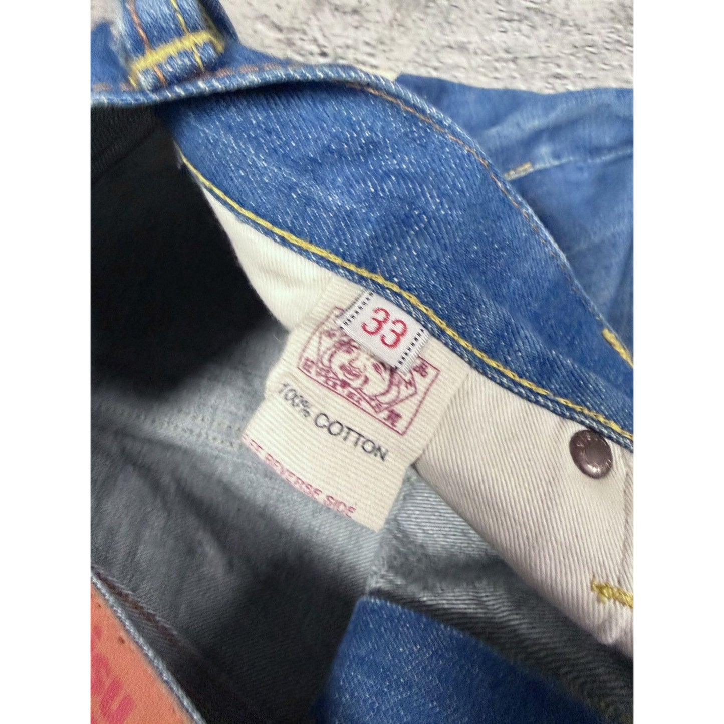 Evisu Heritage jeans vintage big logo selvedge denim blue