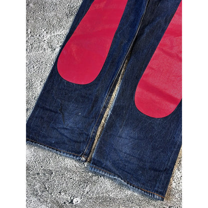 Evisu jeans daicock big logo red selvedge denim Japan