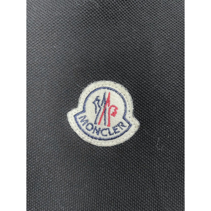 Moncler Polo Shirt black long sleeve T-shirt logo