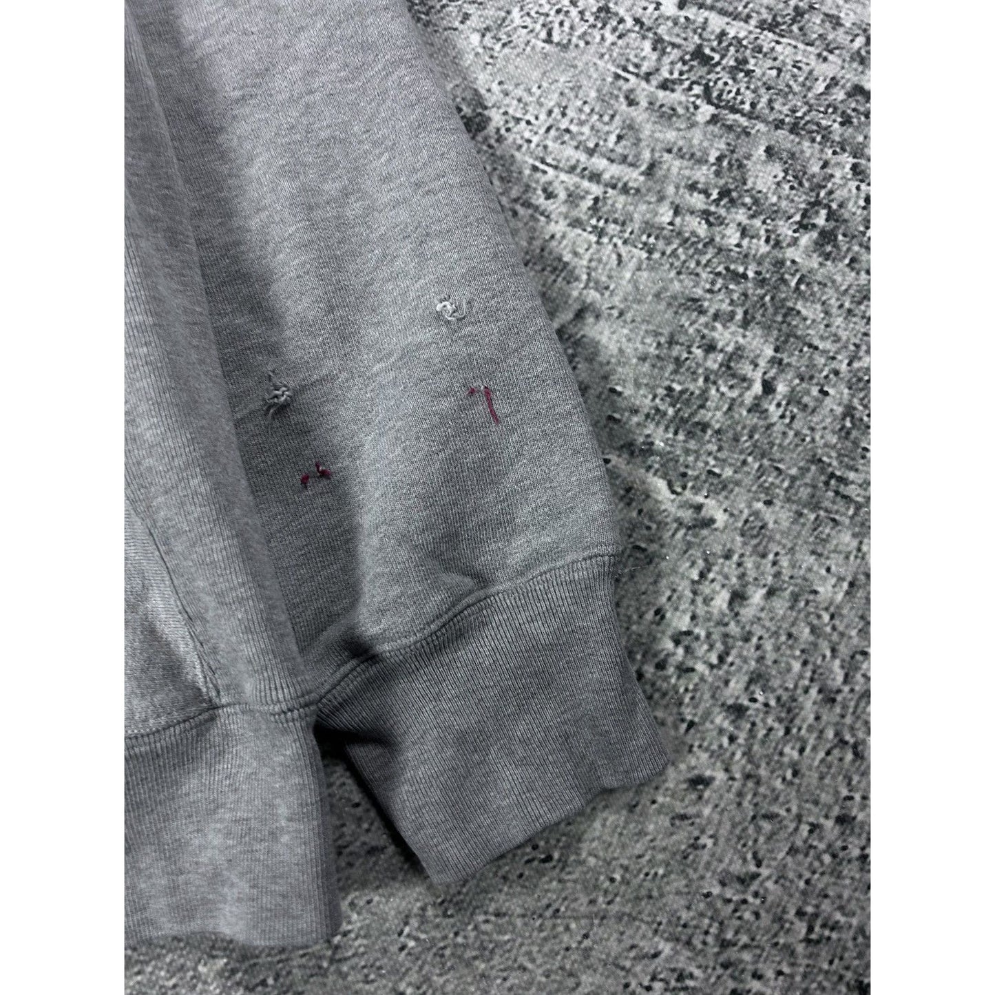 Gucci hoodie „The Face” box logo grey oversized sweatshirt