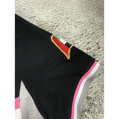 Chief Keef Polo Geografical Norway Dubai T-shirt black pink