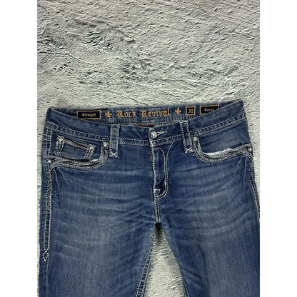 Rock Revival vintage blue jeans Y2K flared