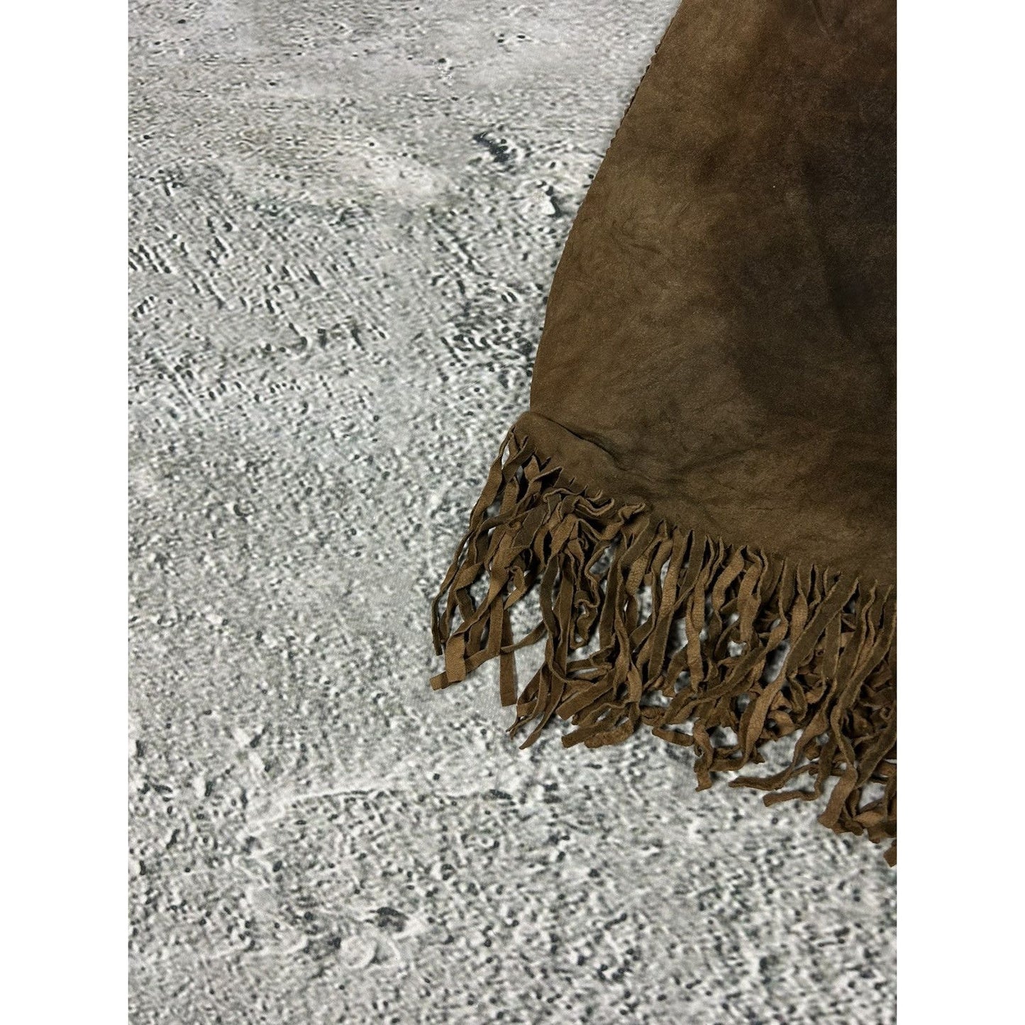 Diesel leather mini skirt goatskin brown Y2K avantgarde