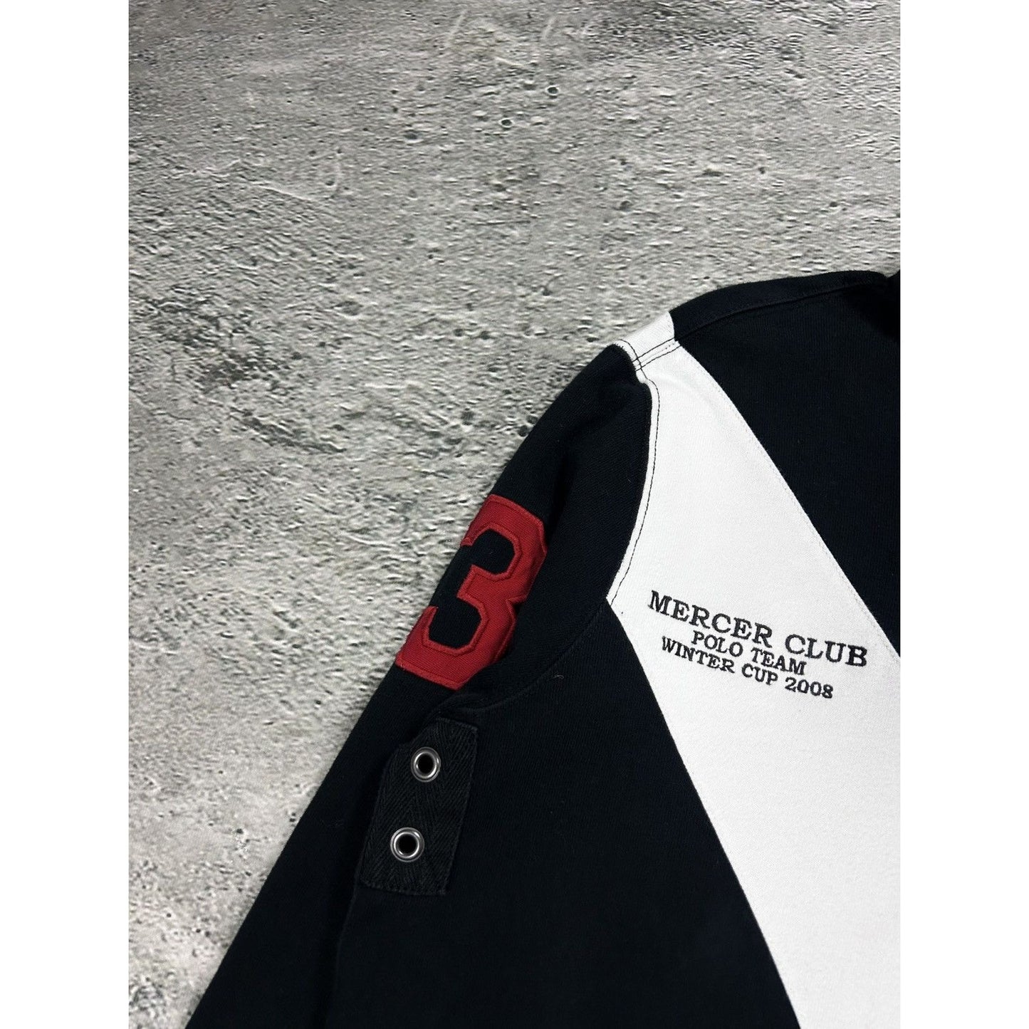 Chief Keef Polo Ralph Lauren black longsleeve white X