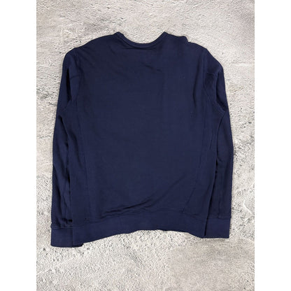 True Religion navy sweatshirt skull spiderweb