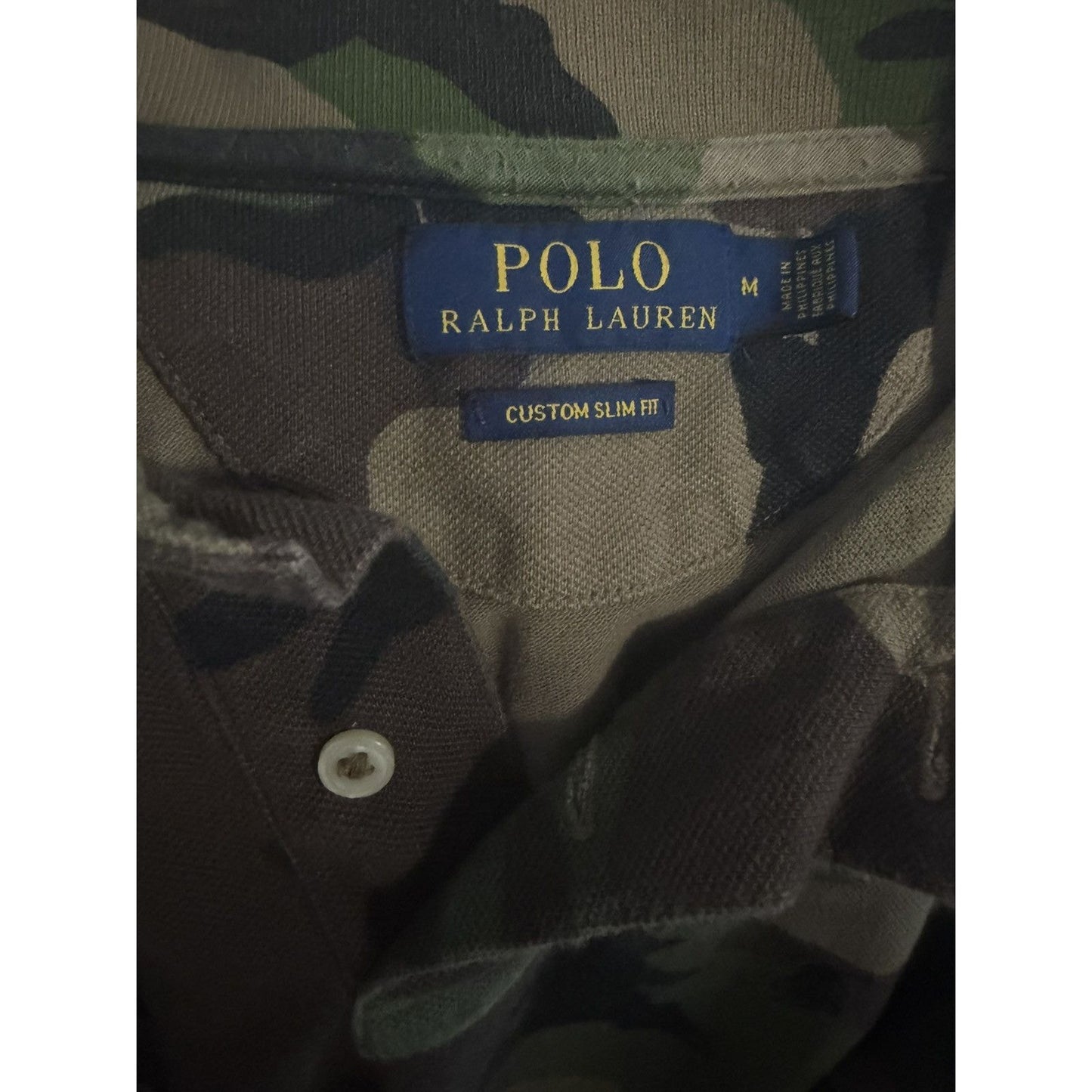 Chief Keef Polo Ralph Lauren vintage Camo T-shirt military