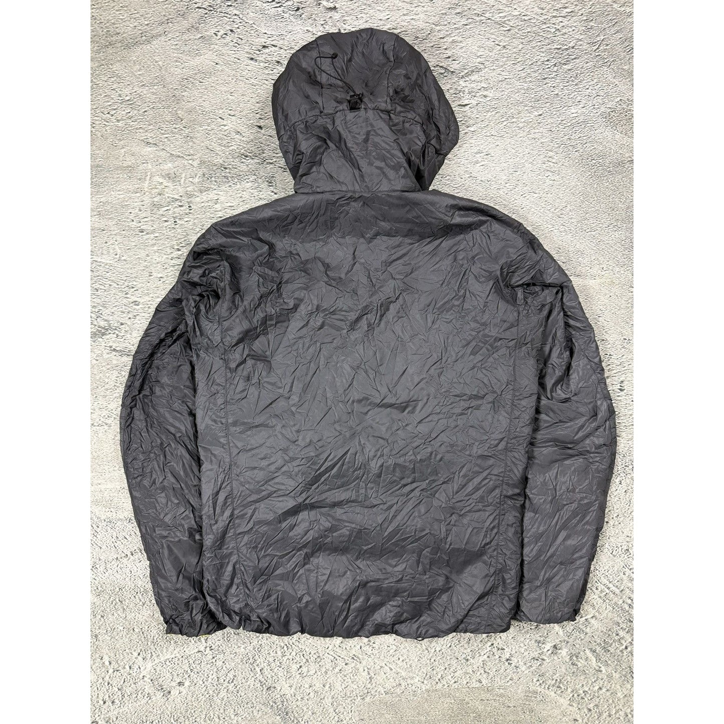 Arc’teryx jacket Nulcei hoody padded nylon jacket dark grey
