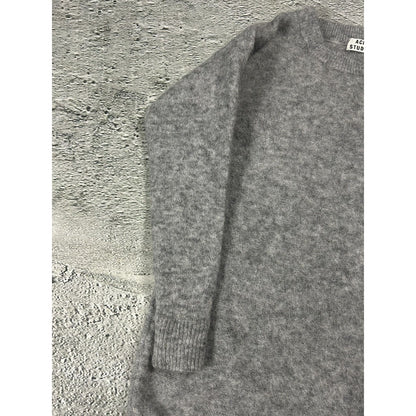 Acne Studios mohair long sweater wham moh grey