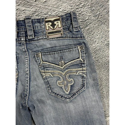 Rock Revival Rogue washed jeans Y2K flared Bootcut