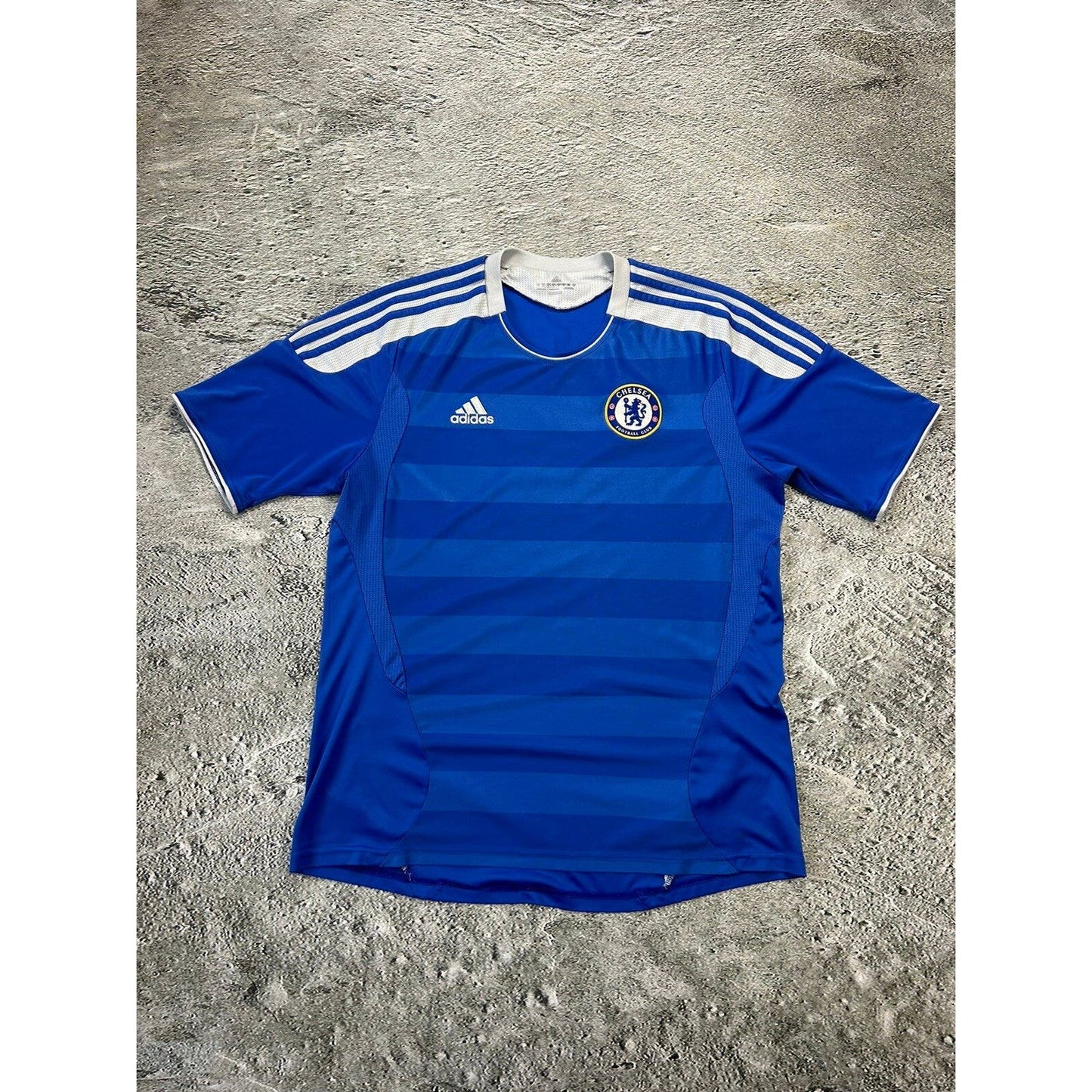 Drogba Chelsea Jersey vintage Adidas blue football 2011 12