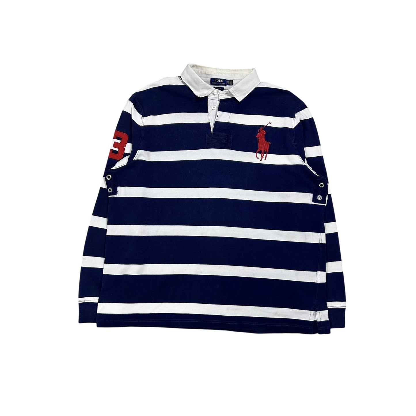 Chief Keef Polo Ralph Lauren striped longsleeve big pony