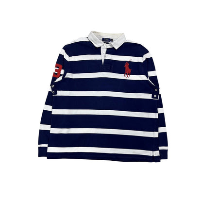 Chief Keef Polo Ralph Lauren striped longsleeve big pony