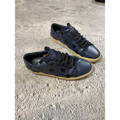 Saint Laurent Hedi Slimane sl06 Star sneakers low navy black stars