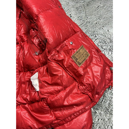 Moncler puffer jacket / vest vintage down red 2 in 1