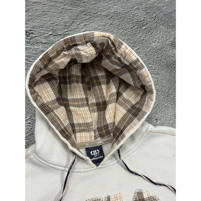 Pelle Pelle hoodie big logo 90s beige sweatshirt