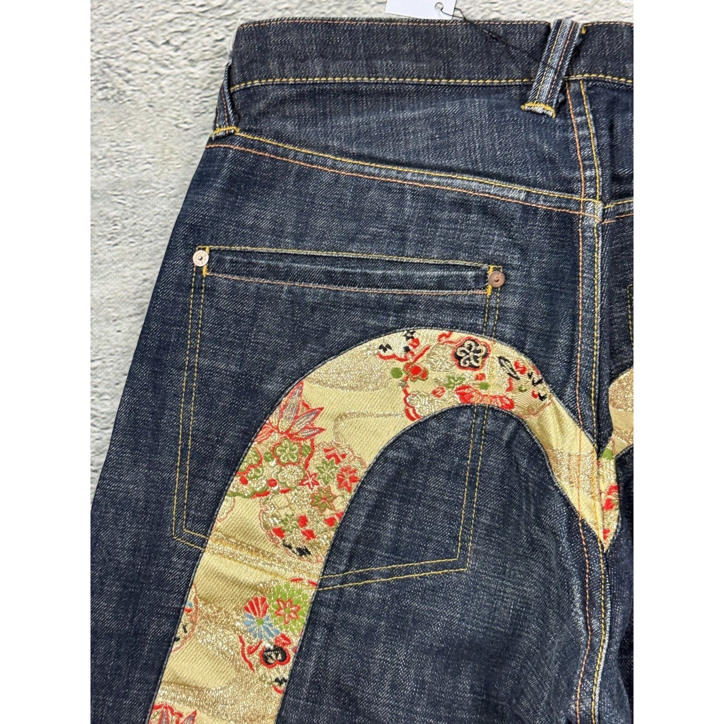 Evisu Japan Golden vintage selvedge daicock jeans big logo