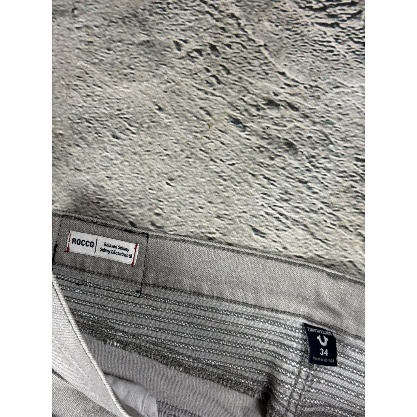 True Religion jeans biker rocco washed Y2K slim skinny