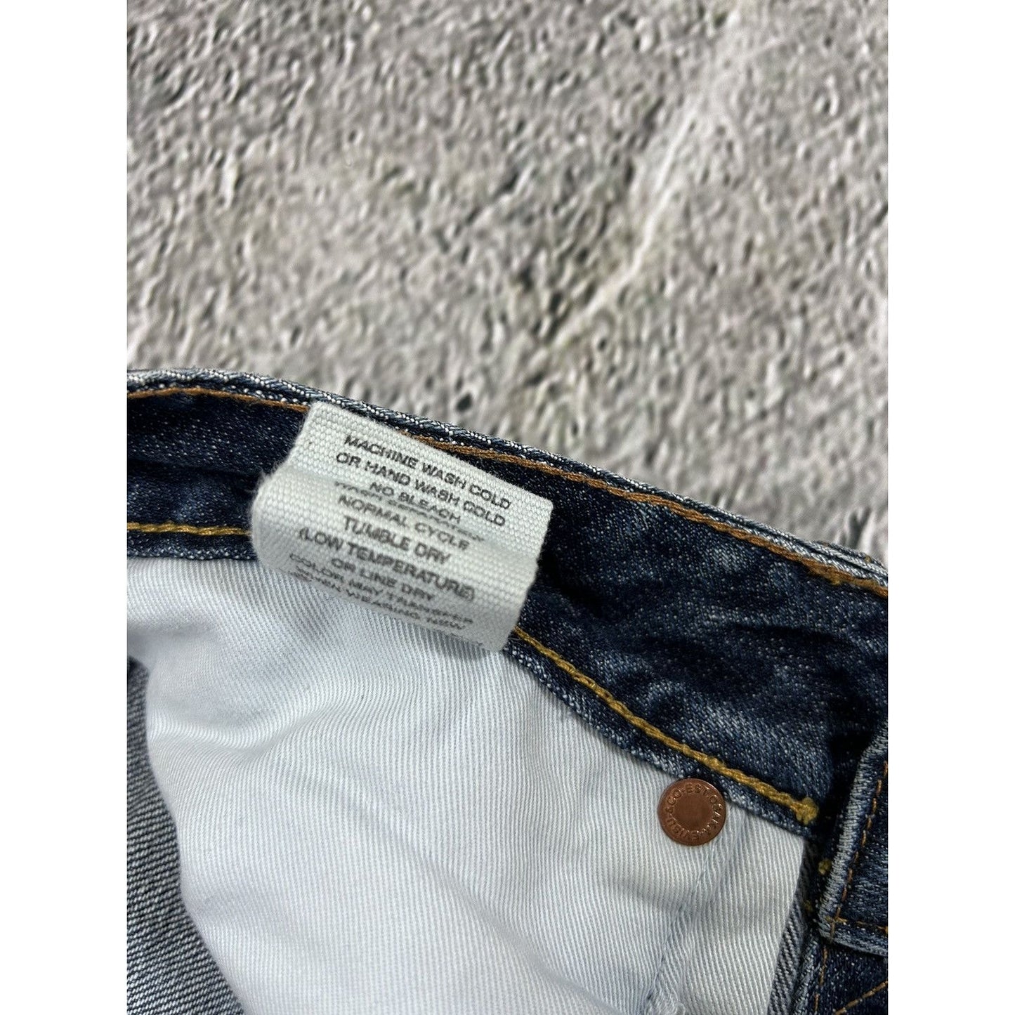 Evisu jeans vintage navy white seagulls Genes