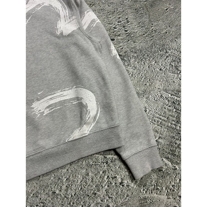 Evisu sweatshirt multilogo seagull vintage grey Y2K