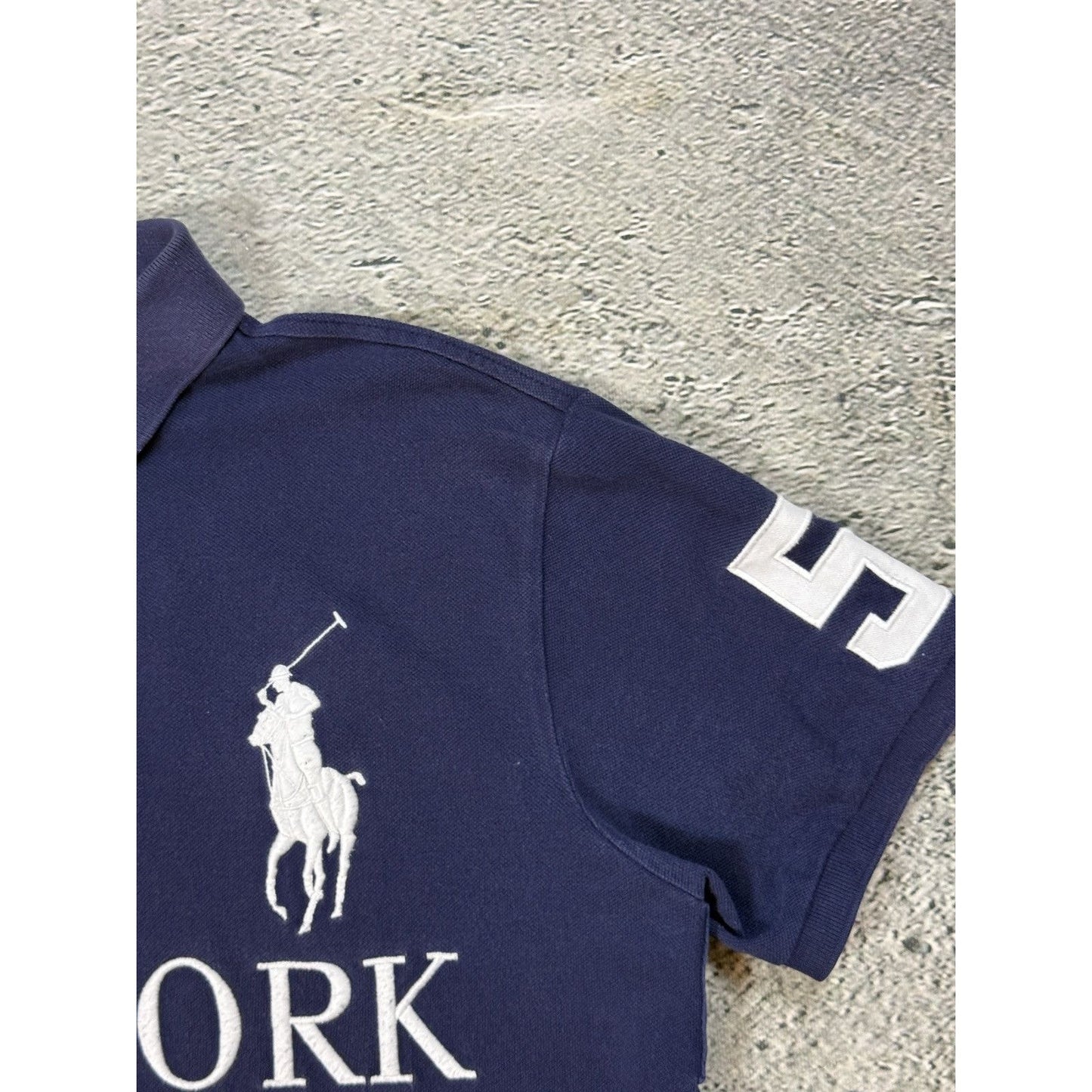 Chief Keef Polo Ralph Lauren New York navy blue Polo T-shirt