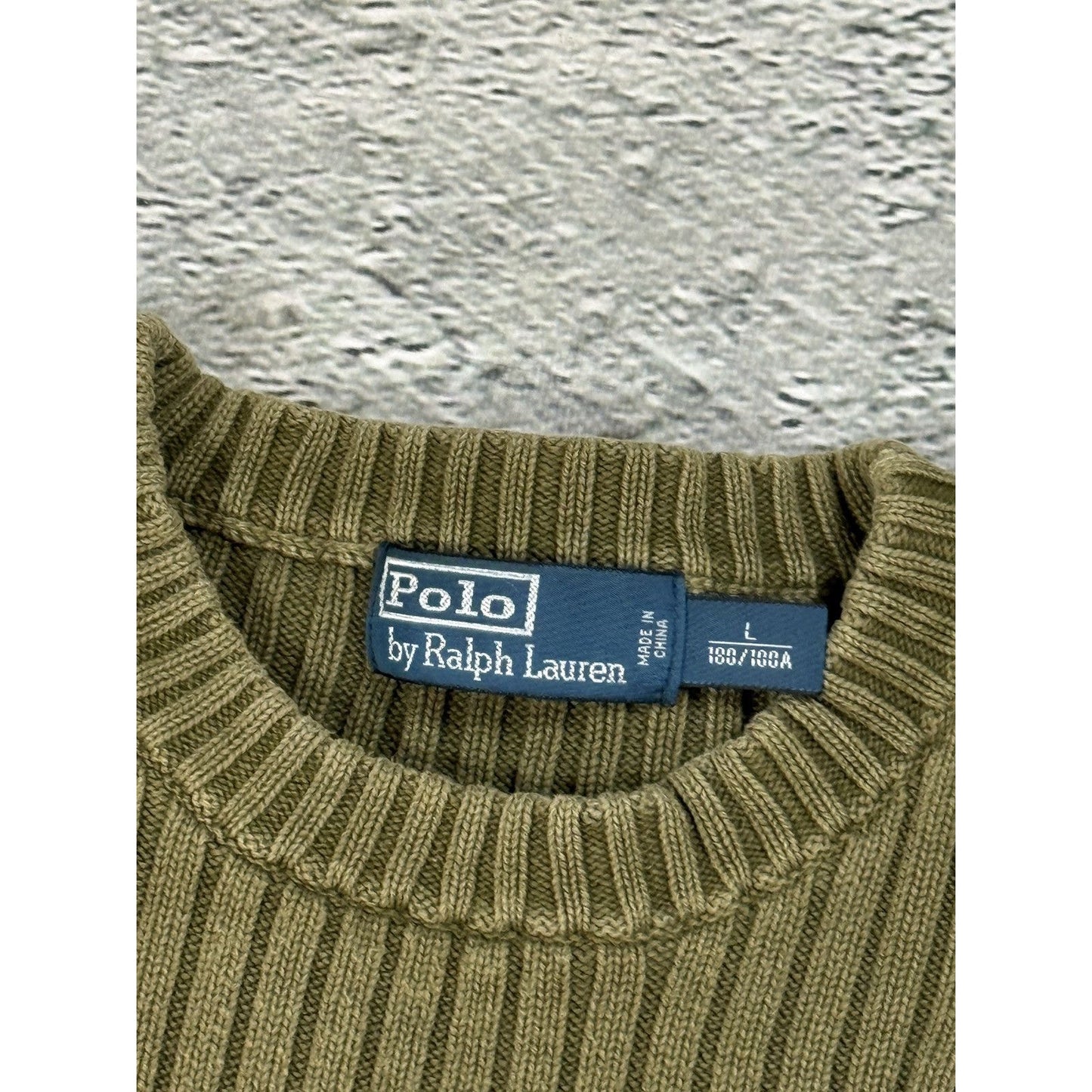 Polo Ralph Lauren vintage sweater USA flag military cargo