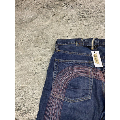 Evisu jeans daicock big logo gradient purple pink white