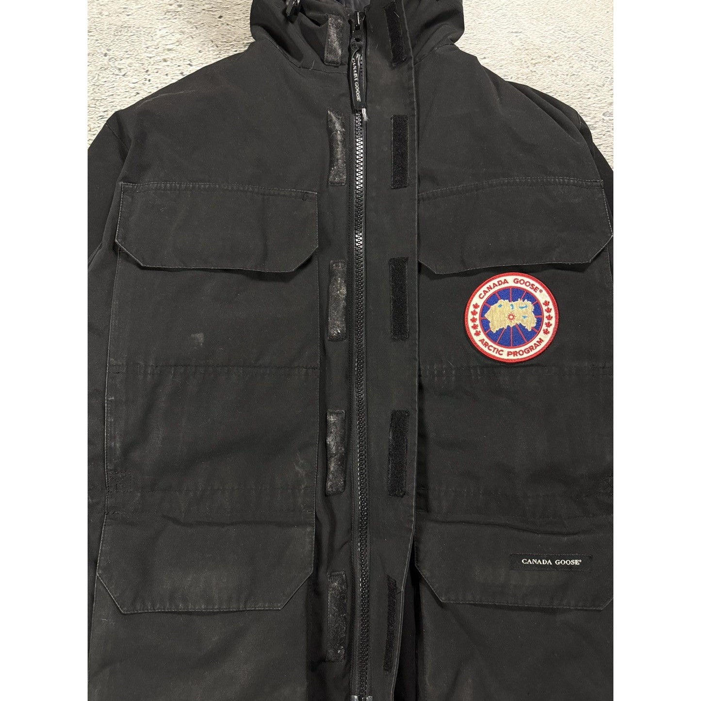 Canada Goose vintage black expedition parka jacket puffer
