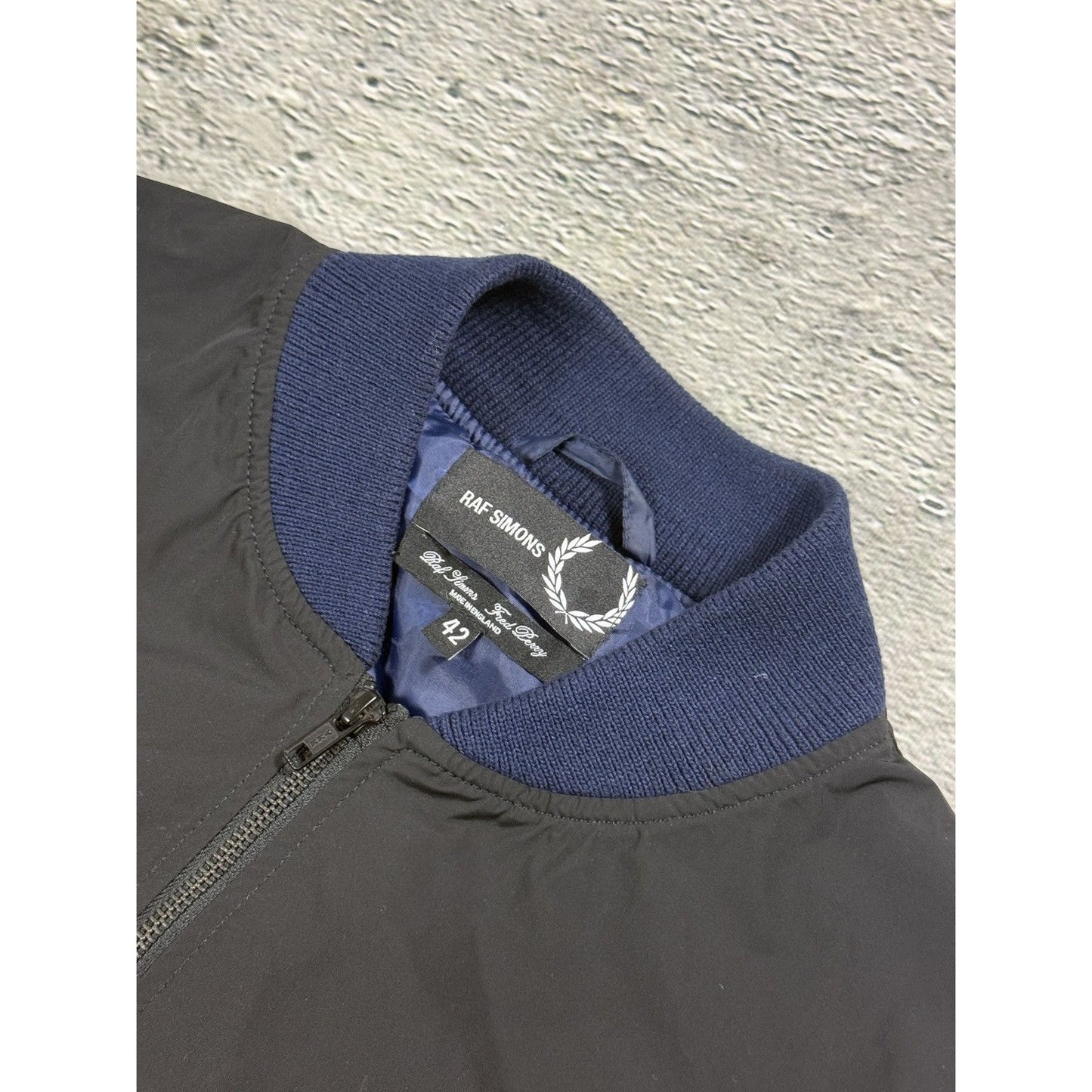 Raf Simons x Fred Perry bomber jacket black
