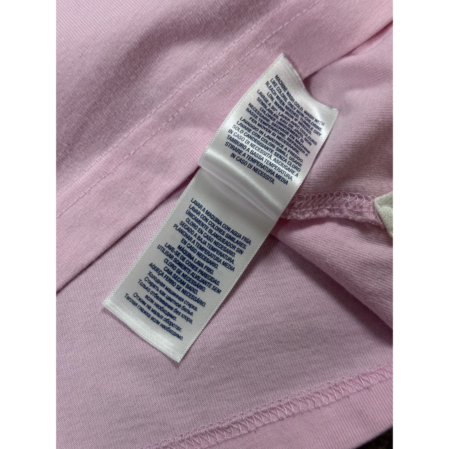 Chief Keef Polo Ralph Lauren vintage pink longsleeve