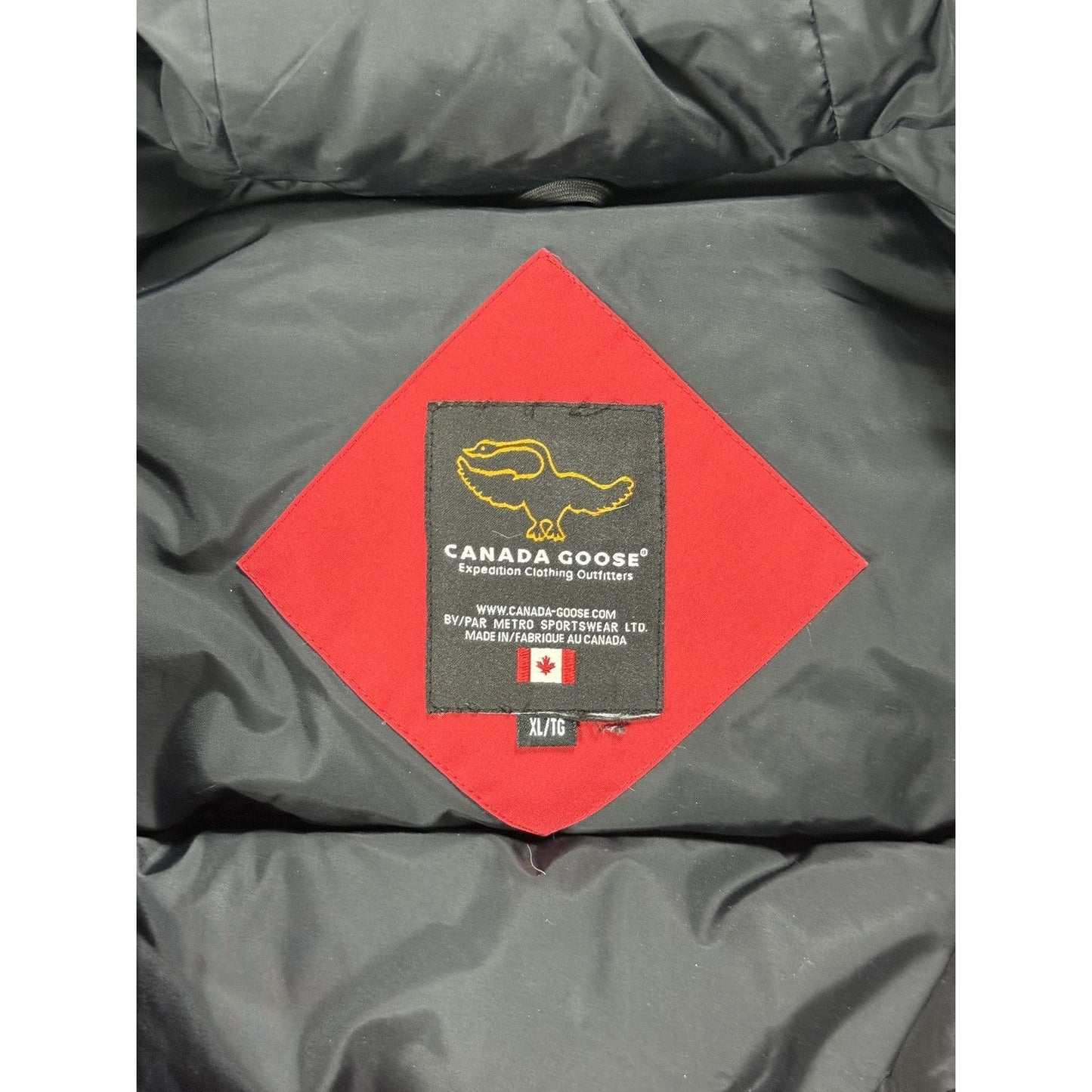 Canada Goose vintage red chilliwack bomber jacket puffer