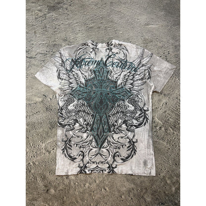 Xtreme Couture Vintage Y2K white big logo Affliction