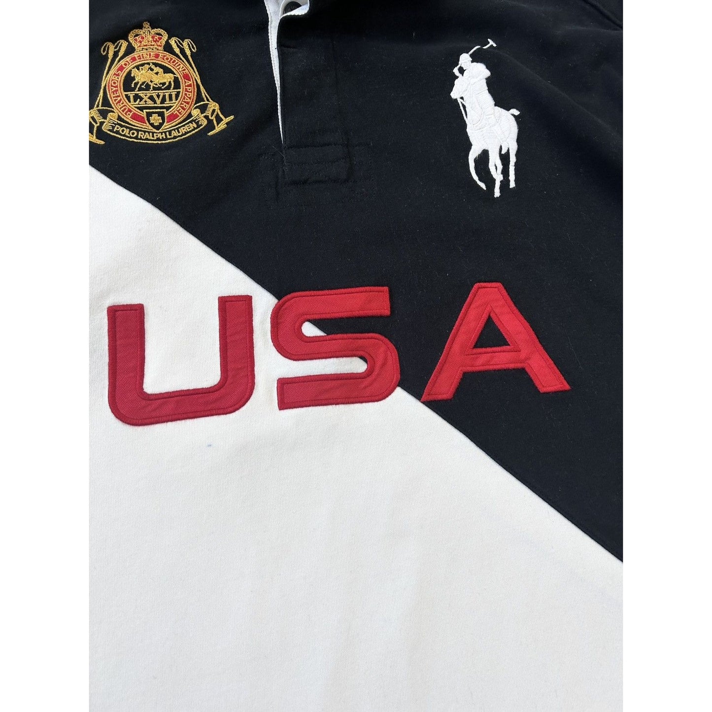 Chief Keef Polo Ralph Lauren longsleeve big pony USA Black