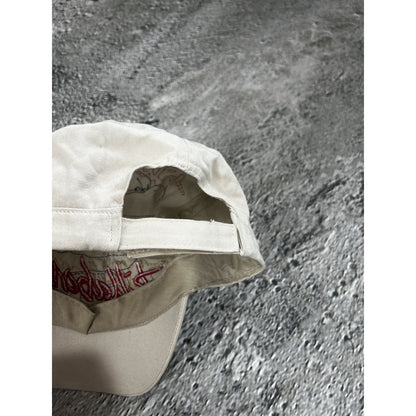 Billabong cap vintage beige Y2K big logo graffiti swag