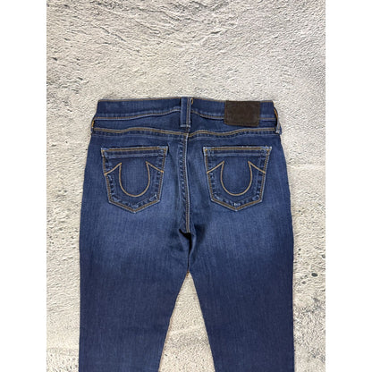 True Religion vintage skinny jeans slim Stella stitching