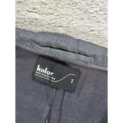 Kolor cardigan biege brown made in japan button up