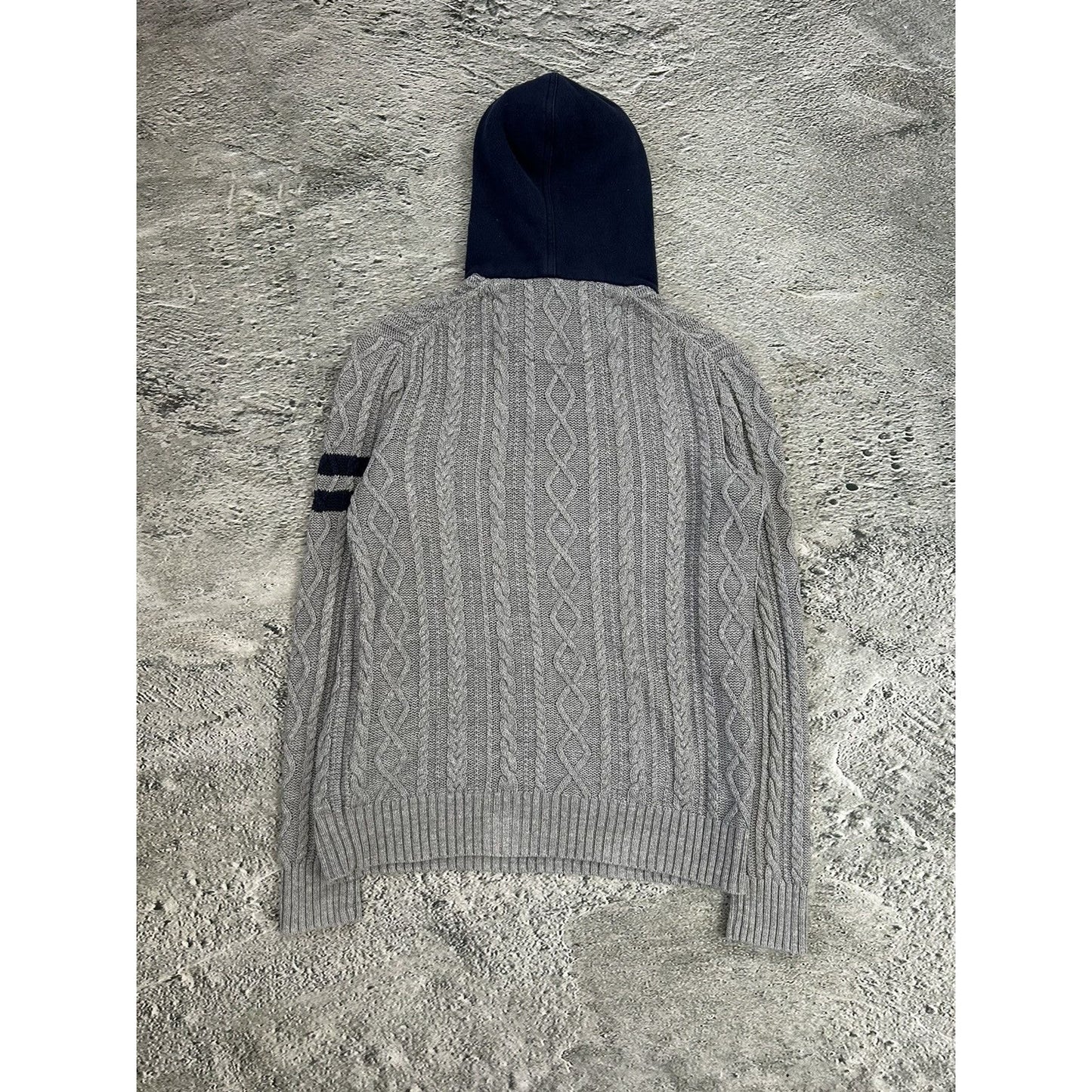 Polo Ralph Lauren big pony hoodie sweater knit grey