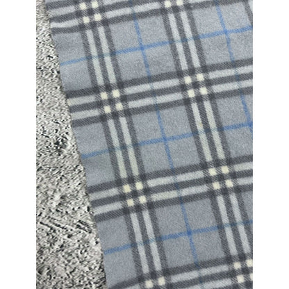 Burberry scarf lambswool cashmere baby blue nova check