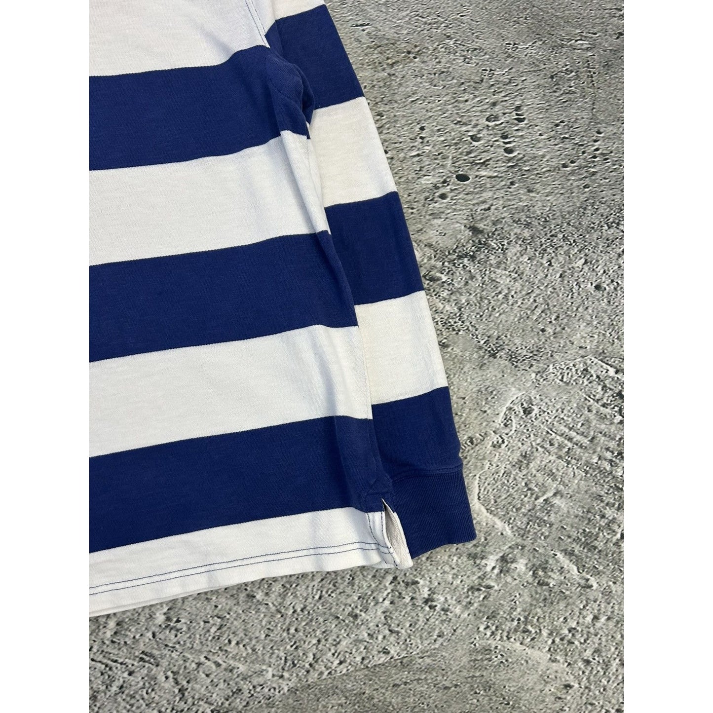 Chief Keef Polo Ralph Lauren striped longsleeve blue white
