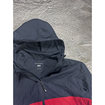 Uniqlo x JW Anderson Windbreaker jacket navy red blue