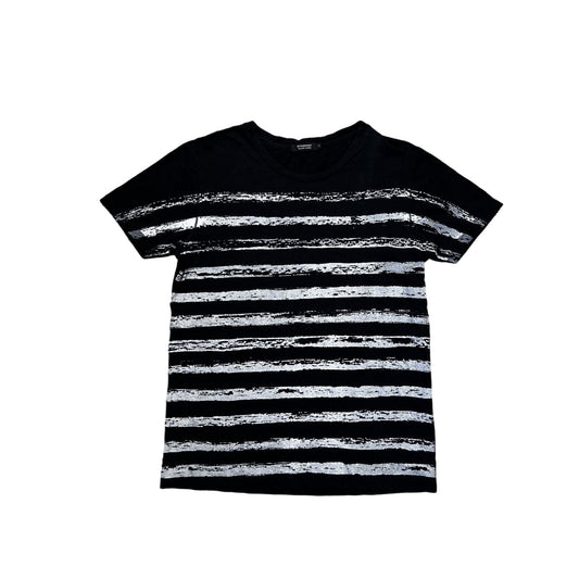 Burberry black label T-shirt white striped