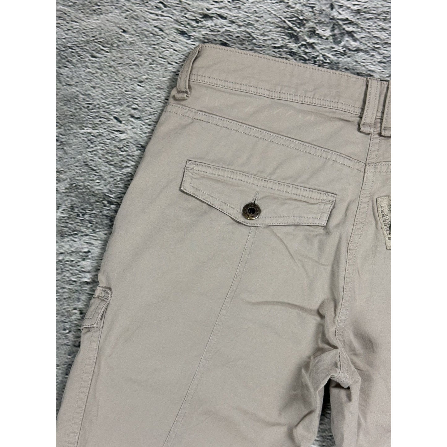 Burberry skinny cargo pants beige Brit