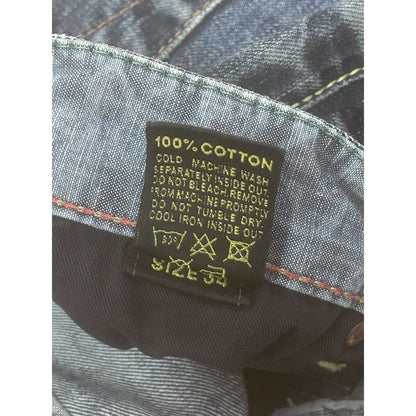 Evisu jeans vintage navy blue white seagulls Rasta EU ED
