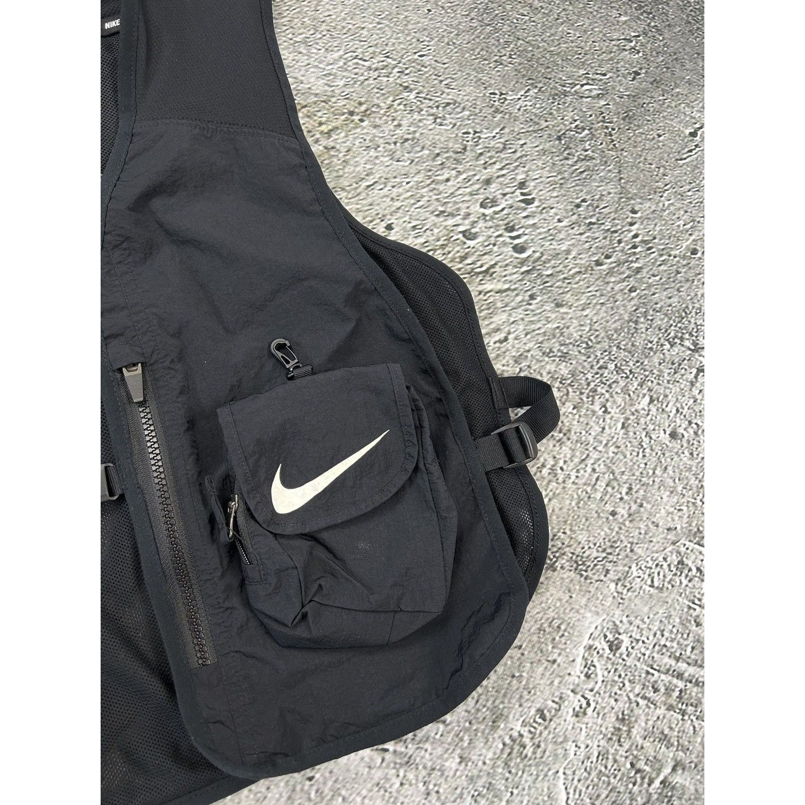 Nike tactical vest cargo football black Refitted